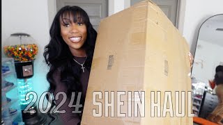 2024 HUGE SHEIN WINTER TRY ON HAUL SWEATERS COATS  MORE 50 ITEMS [upl. by Yekcin]