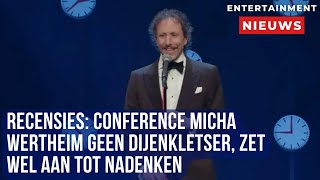 Micha Wertheim brengt verwarrende maar intrigerende oudejaarsconference [upl. by Odyssey]