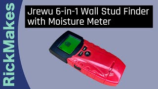 Jrewu 6in1 Wall Stud Finder with Moisture Meter [upl. by Warram]