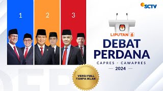 Debat Perdana Calon Presiden 2024 Edisi Full Tanpa Iklan [upl. by Anivlek]