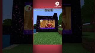 Minecraft my mini L E D TV [upl. by Sedgewinn]