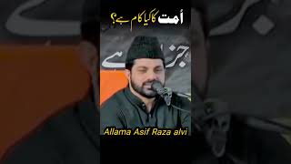 Ummat ka Kya Kam haiallama Asif Raza alvishorts viralvideo whatsappstatus [upl. by Sheffield]