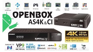 OPENBOX AS4K CI UHD En [upl. by Anerdna]