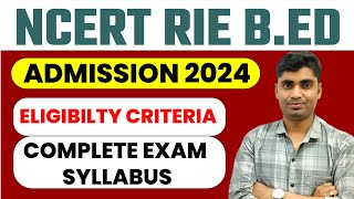 RIE CEE 2024क्या है RIE CEE Application form start last date exam date  syllabus exam pattren [upl. by Hali]