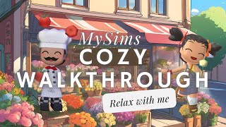 MySims Cozy Walkthrough Redecorating The Flower Shop amp Chef Gino Moves In [upl. by Aube17]