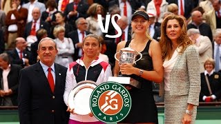 Sharapova vs Errani  2012 Highlights [upl. by Aniaj]