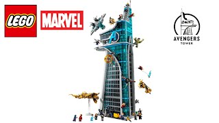 LEGO Marvel Avengers Tower 76269  Speed build [upl. by Rebmetpes219]