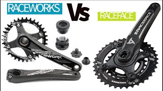 Raceworks Crankset better than Raceface [upl. by Nnaycnan67]