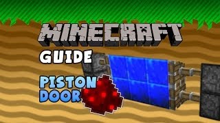 Minecraft Guide  Piston Door [upl. by Stefanie362]