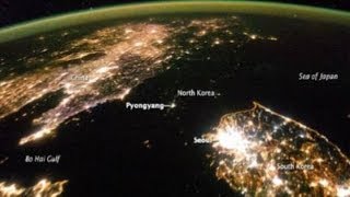 NASA muestra el quotagujero negroquot en Corea del Norte [upl. by Semyaj]