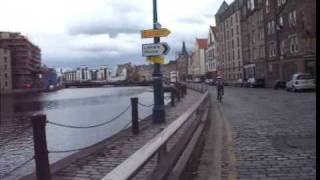 Edinburgh by Bike Leith and Ocean Terminal Edimburgo Escócia [upl. by Amandi]