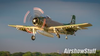 Skyraider Wildcat Bearcat Formation and Solo Flybys  Americas Freedom Fest 2017 [upl. by Fabozzi618]