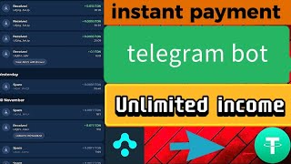 Telegram bot income  instant payment  new bot income 2024  telegram bot income today  income [upl. by Baese]