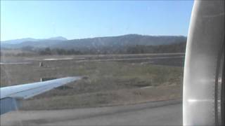 Intense Sound Allegiant Air Mcdonnell Douglas MD83 Stunning Takeoff Asheville Regional Airport [upl. by Elatsyrk]