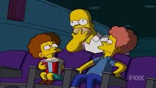 Simpsons and others watching Freaky trailer 2 [upl. by Narod]