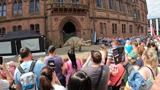 Dino day in Barrow in Furness town Centre 2024 [upl. by Newol]