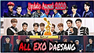 「ALL 23」EXO DAESANG AWARDS COMPILATION Update August 2020 [upl. by Krystalle]