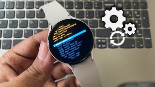 How to Hard Reset Galaxy Watch 4  5 Series Fix [upl. by Volotta29]