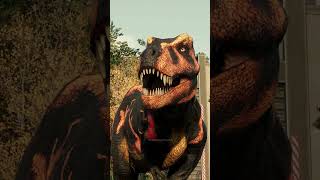 TYRANNOSAURUS REX BLACK SKIN vs ACROCANTHOSAURUS DINOSAURS KING SKIN  MOD [upl. by Ynohtnanhoj]