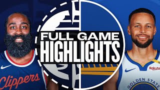 CLIPPERS at WARRIORS  FULL GAME HIGHLIGHTS  October 27 2024 [upl. by Yasibit]