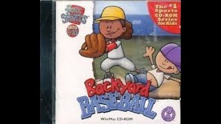 Old man coaches a baseball team Backyard Baseball 97 [upl. by Pennie]