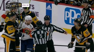 Letang targeted by Panthers after collision with Barkov [upl. by Peers]