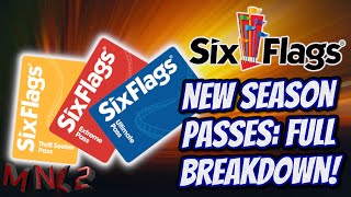 New Six Flags Passes Full Breakdown [upl. by Rufina]