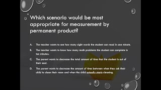 C9 Select a measurement procedure to obtain representative data that accounts for the dimension Q1 [upl. by Gnehp]