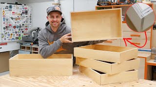 How To Build Plywood Drawers Strong Easy and FAST [upl. by Samaj]