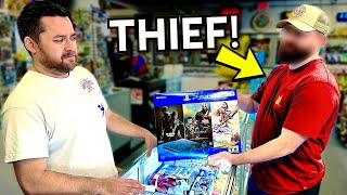 We caught a THIEF in the GAME STORE [upl. by Oberheim326]