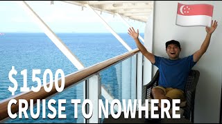 Inside a 1500 Cruise to Nowhere  3D2N Palace Suite on World Dream Cruise Singapore [upl. by Aitnwahs507]