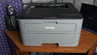 Brother HLL2320D L2300D best budget laser printer review [upl. by Atnoek589]