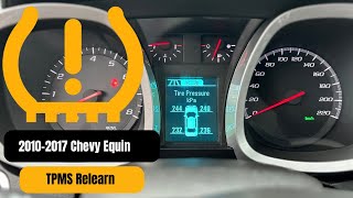 2014 Chevy Equinox TPMS Relearn [upl. by Aitnahs415]