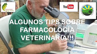 ALGUNOS TIPS UTILES SOBRE FARMACOLOGIA VETERINARIA [upl. by Gwenneth]