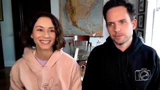 Patrick J Adams Would LOVE to Work with Meghan Markle Again Exclusive [upl. by Amleht]