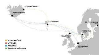 Smyril Line Ships Routes [upl. by Harrad]