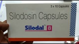 Silodal 8 Capsule  Silodosin 8 mg Capsule  Silodal 8 mg Capsule Uses Side effects Review Hindi [upl. by Obidiah]