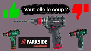 Review et test perceuse visseuse sans fil parkside PBSPA 12 C3 12V Avis [upl. by Wandis]