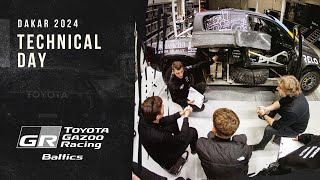 TECHNICAL DAY  TOYOTA GAZOO Racing Baltics  Dakar 2024 I with EN subtitles [upl. by Enialed]