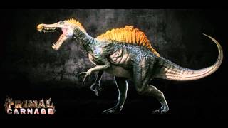 Primal Carnage  Spinosaurus Sounds [upl. by Publius]