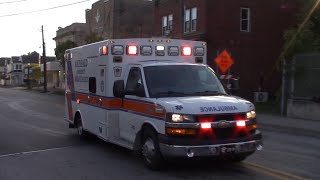 Archbald Community Ambulance amp Rescue Squad Ambulance 219 Responding [upl. by Molini]