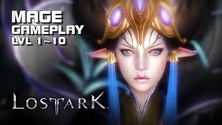 Lost Ark  Mage lvl 110  Starting Zone Gameplay  Final CBT  PC  F2P  KR [upl. by Adnahcir]