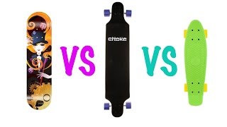 What to choose Skateboard Longboard or Cruiser [upl. by Nikral]