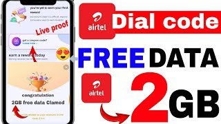 Airtel 2GB free data code 2024  Airtel free data 2024  Airtel free data  Airtel free data code [upl. by Cathie]