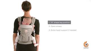 Ergobaby Omni 360 Carrier  Back Carry Position [upl. by Ataeb]