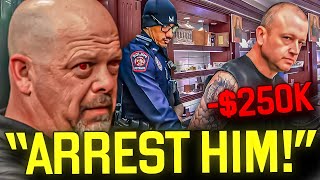 SHOP INVADING SCAMMERS on Pawn Stars BIG FIGHTS [upl. by Anaher]