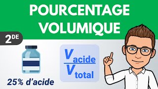 POURCENTAGE VOLUMIQUE  ✅ Fiche de révision  Exercice  Seconde  Chimie [upl. by Gant]