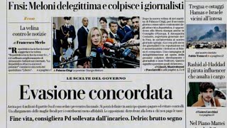 Rassegna stampa 26 GENNAIO 2024 Quotidiani nazionali italiani Prime pagine dei giornali di oggi [upl. by Annelise161]