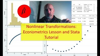 Stata Tutorial Nonlinear Transformations [upl. by Mera]