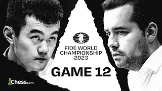 Pressure MOUNTS On Ding Against Nepomniachtchi  Game 12 of the FIDE World Championship Can He Win [upl. by Isied]